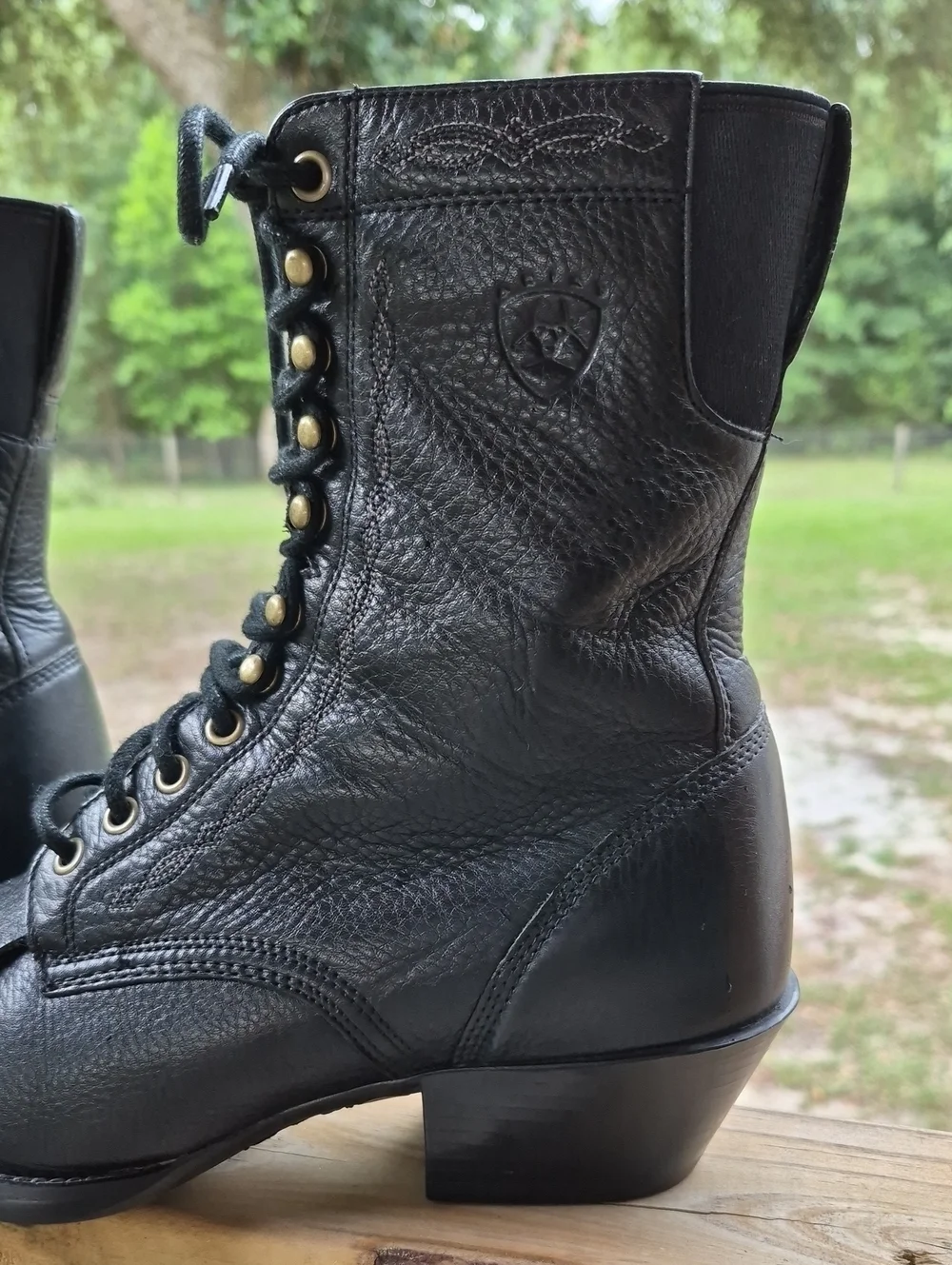 ARIAT LACE UP LADIES FASHION/WESTERN BOOTS - Picture 6 of 14